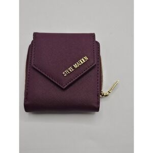 Steve Madden trifold wallet plum